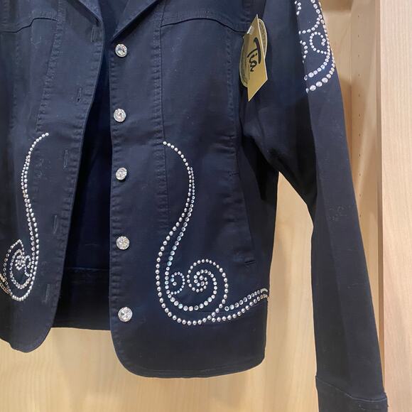 Tia Designs black embellished western jacket - Picture 3 of 7